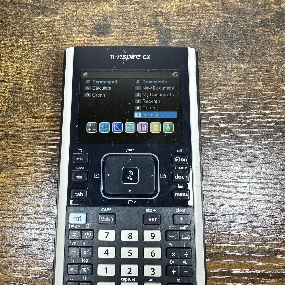 Texas Instruments TI-Nspire CX Graphing Calculator Tested Student Math - Picture 2 of 4